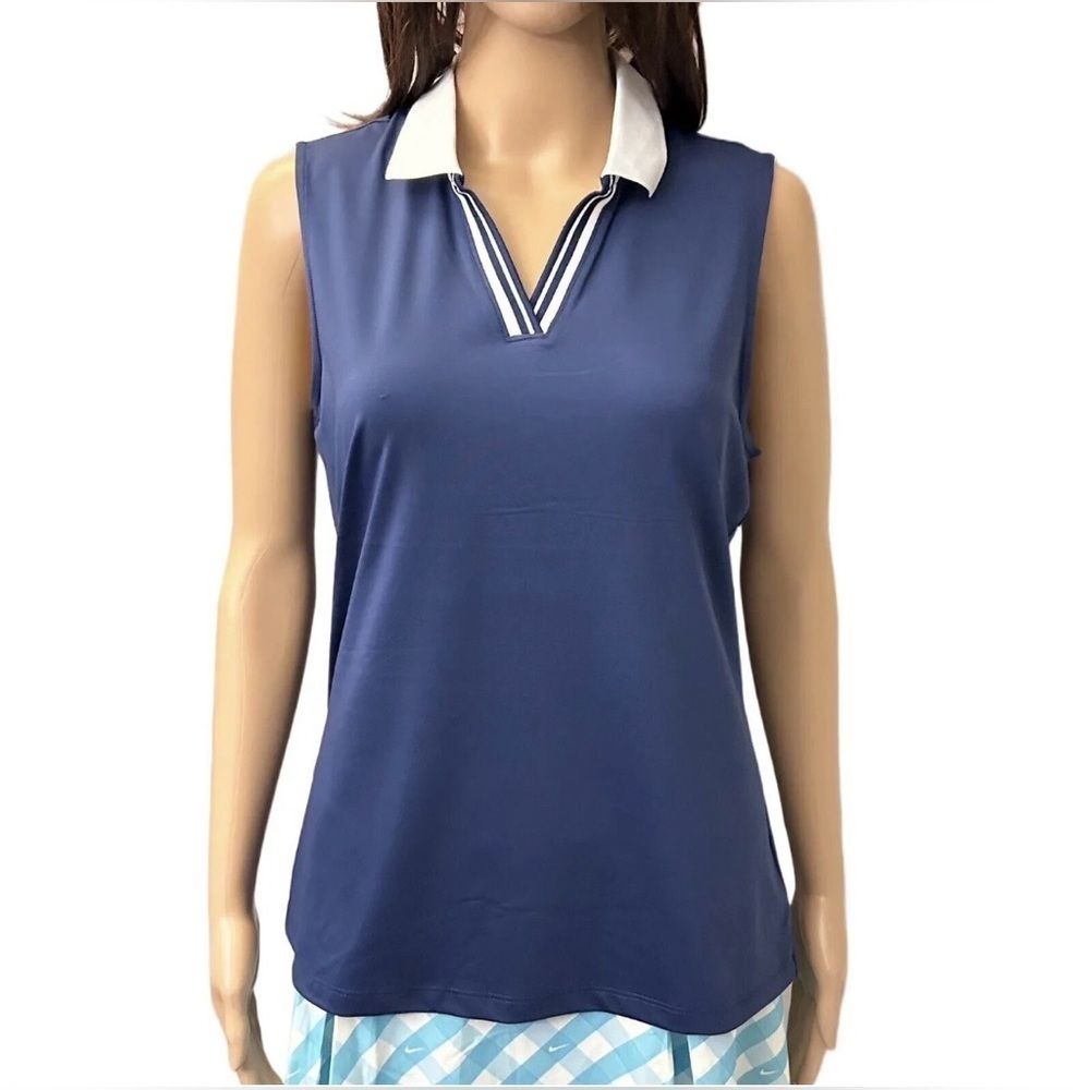 Tommy Bahama Tennis Top Women's V-Neck Collared Sleeveless Size L - Large - NWT